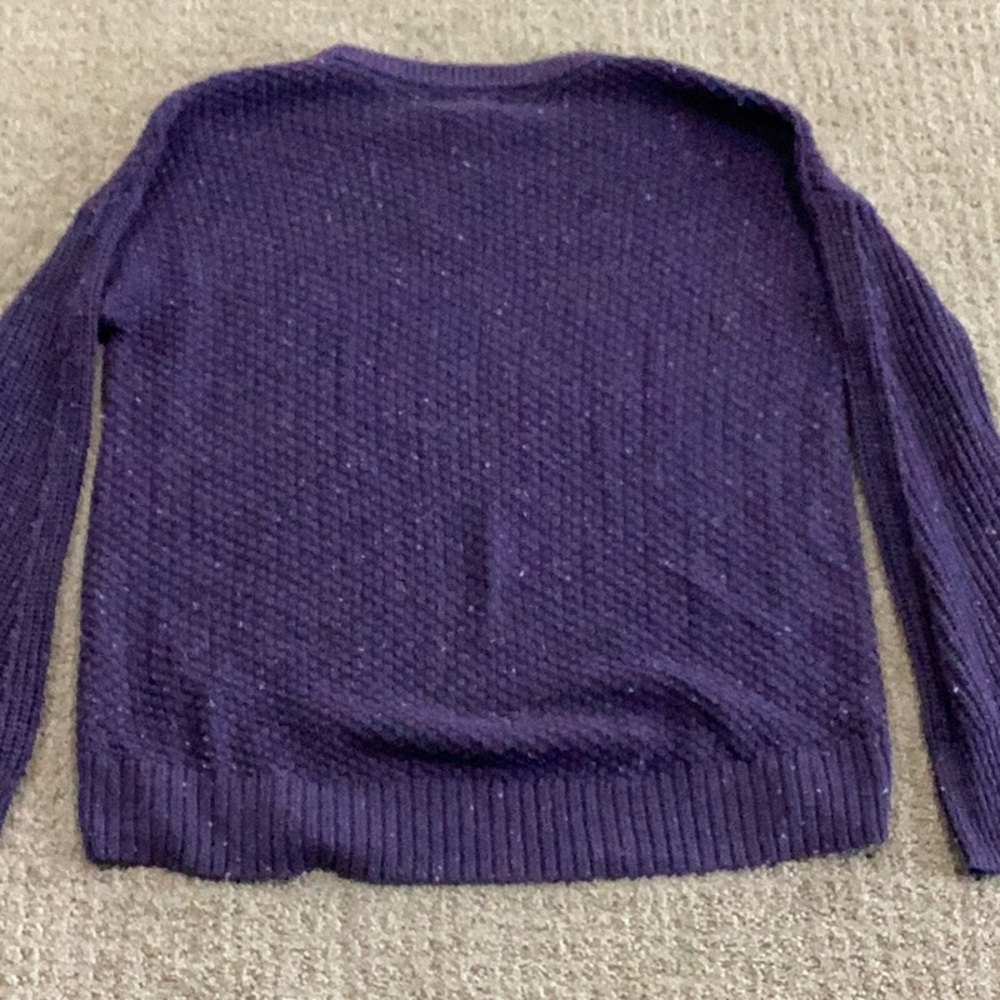 Universal Thread Purple Crew Neck Sweater - Picture 4 of 6